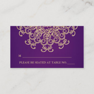 Mesa Tarjeta de plaza de asiento con inspiración india