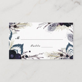 Mesa Tarjeta de plaza de Escort de Boda de Winter Garde