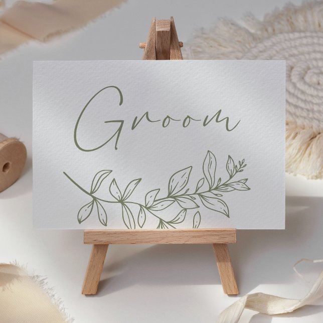 Mesa Tarjeta de plaza reservada para Boda de flores Sag (Subido por el creador)