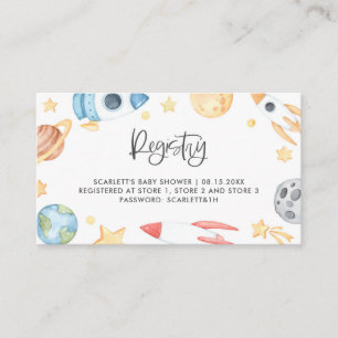 Mesa Tarjeta de registro de Baby Shower del tema del es