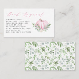 Mesa Tarjeta de solicitud de Baby Shower para libros de