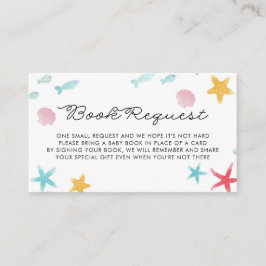 Mesa Tarjeta de solicitud de libro de Baby Shower Paste