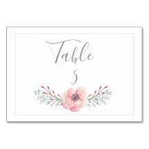 TARJETA DE TABLA DE BODA SECRET GARDEN