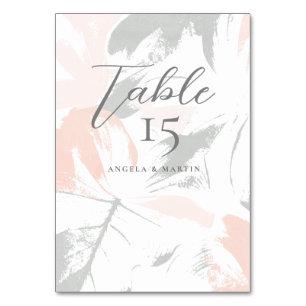 Mesa Tarjeta de tabla Rubor Sage Modern Table Number