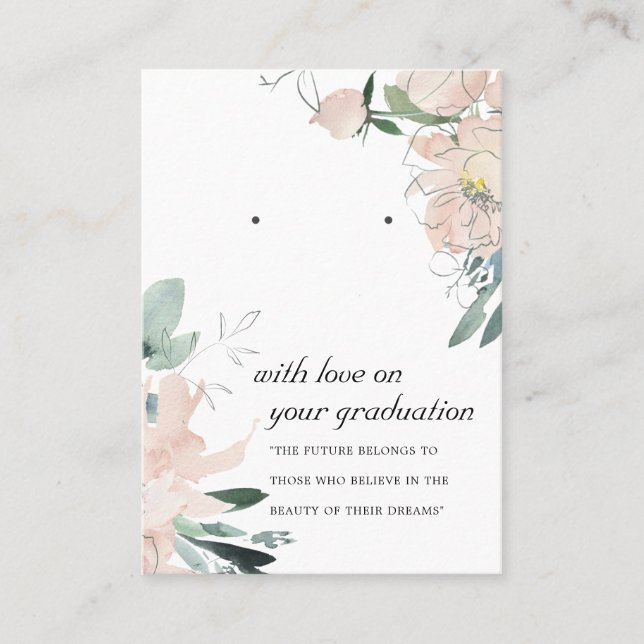 MESA TARJETA DE VISUALIZACIÓN DE LA FLORAL DE GRADUACIÓ (Anverso)