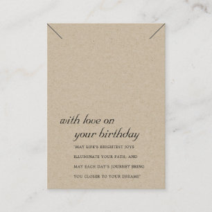 MESA TARJETA DE VISUALIZACIÓN DE REGALO DE CUMPLEAÑOS R