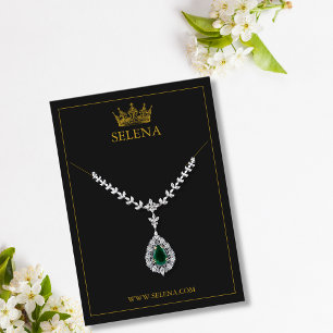 Mesa Tarjeta de visualización del collar de la corona d