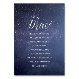 Mesa Tarjeta Draco de la carta de asientos del Boda de 