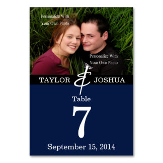 Mesa Tarjeta fotográfica de alta mar de líneas modernas