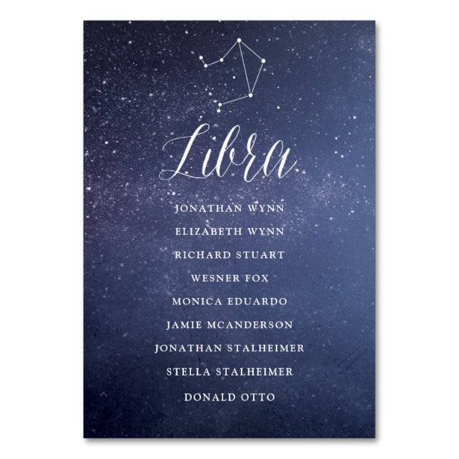 Mesa Tarjeta Libra de la carta de asientos del Boda de  (Anverso)