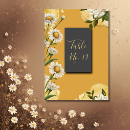 Mesa tarjeta Margaret Table de naranja blanco retro de 