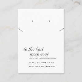 MESA TARJETA MÍNIMA BLANCA NEGRA DE REGALO DE REGALO DE