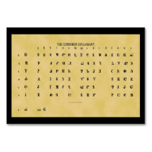 Tarjeta plana de estilo Cherokee
