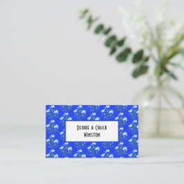 Mesa Tarjeta plana de flores de crocus