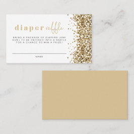 Mesa Tarjeta Raffle de Diaper de las Secuencias de Oro 