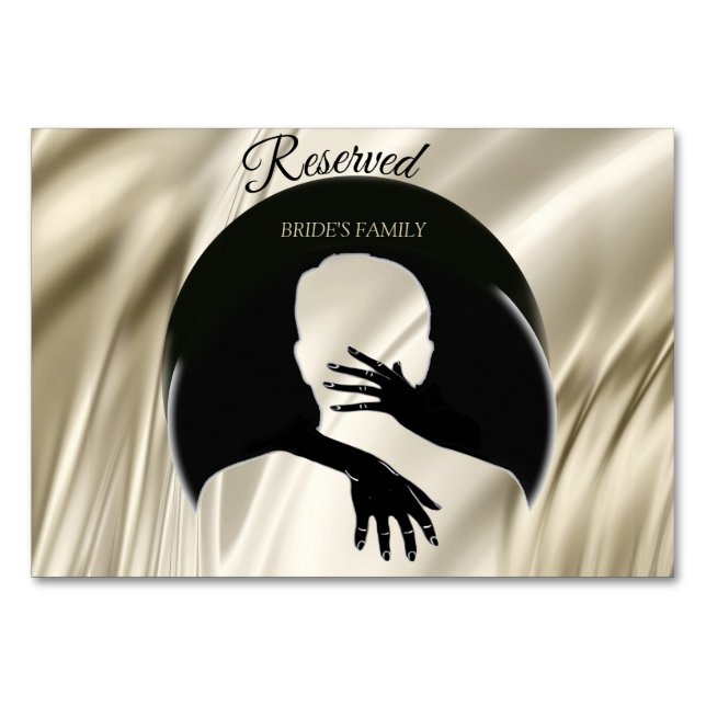 Mesa Tarjeta Reservada de Boda Love is All there is (Anverso)