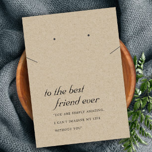 MESA TARJETA RÚSTICA DE GANANCIA DE REGALO PARA AMIGOS