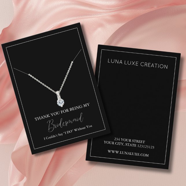 Mesa Tarjeta simple de visualización del collar de la d (Subido por el creador)