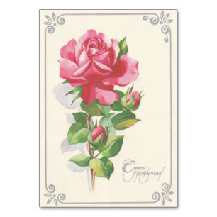 Mesa Tarjeta soviética de cumpleaños feliz