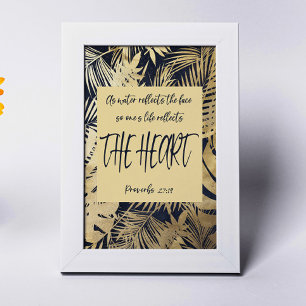 Mesa Tarjeta Verse de la Biblia Proverbs