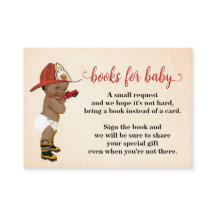 Traer una tarjeta Baby Shower para bomberos de AA