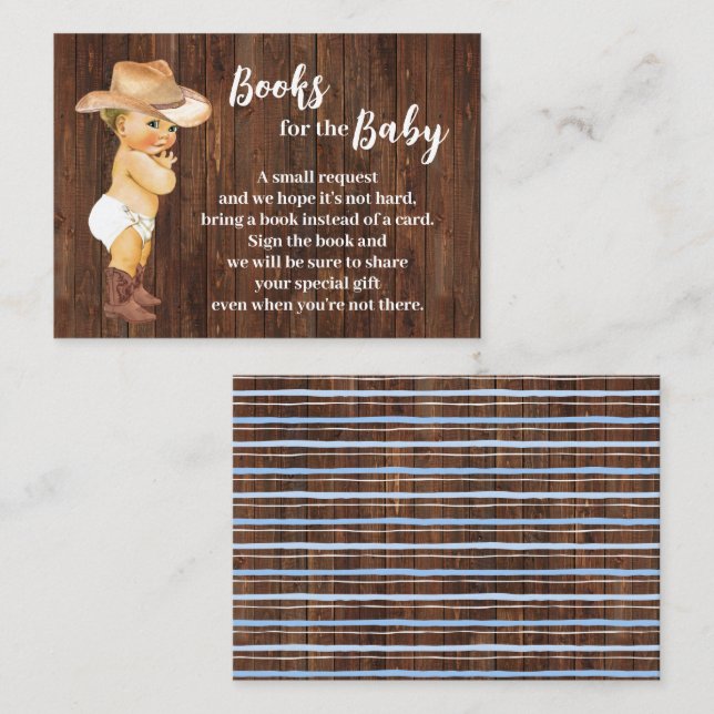 Mesa Traer una tarjeta de inserción de Baby Shower para (Anverso / Reverso)