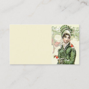 Mesa Una tarjeta de lugar inspirada de Jane Austen