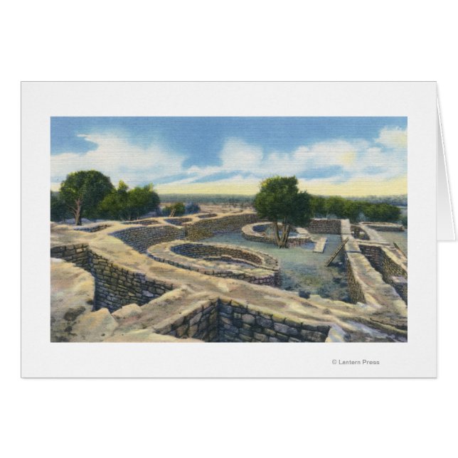 Mesa Verde Nat. Parque, Colorado - Templo Sun (Anverso (Horizontal))