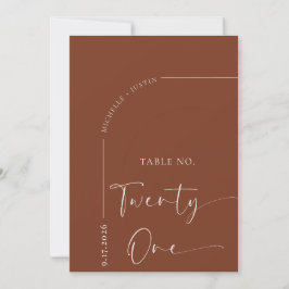Mesas de Caligrafía | Tarjetas de Mesa de Boda