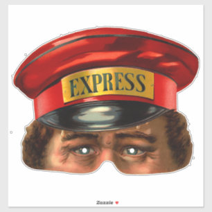 Messenger - Vintage Victorian Mask Pegatina