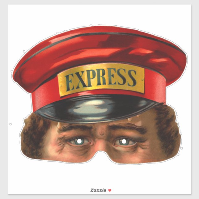 Messenger - Vintage Victorian Mask Pegatina (Hoja)