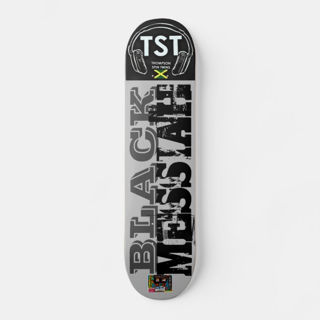 MESSÍAS NEGRO Patineta (Anverso)