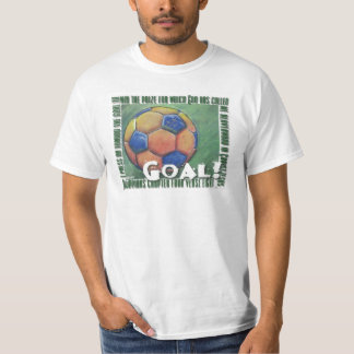 ¡Meta! Camiseta del fútbol