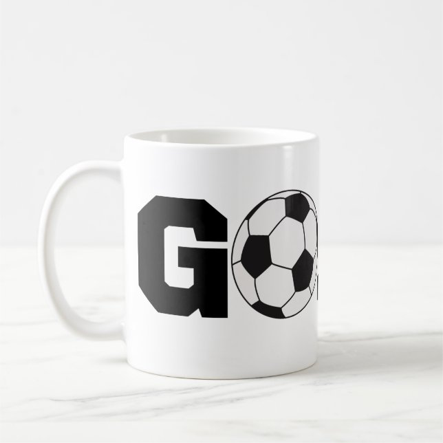 ¡Meta! Taza de café del fútbol (Izquierda)