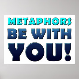 Metáforas Estén Contigo Póster Divertido