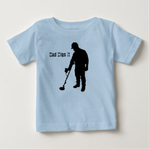 Metal que detecta - el papá lo cava - la camisa