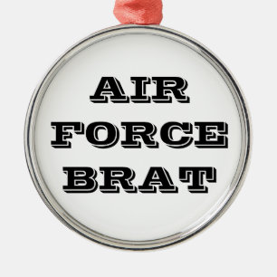 Metálico Adorno Air Force Brat