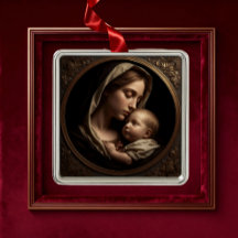 Adorno «Círculo de Luz: Madonna y Niño»