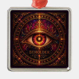 Metálico Adorno cuadrado premium BEHOLDER