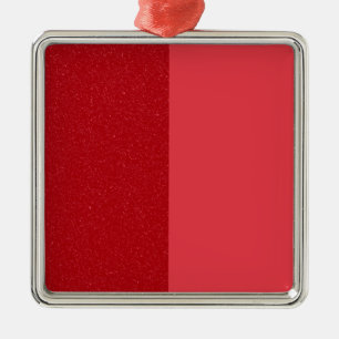 Metálico Adorno cuadrado rojo personalizado de tomate parti