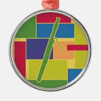 Metálico Adorno de Colorblocks de Fagot