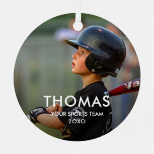 Metálico Adorno de Foto Deportiva Minimalista Moderna Perso