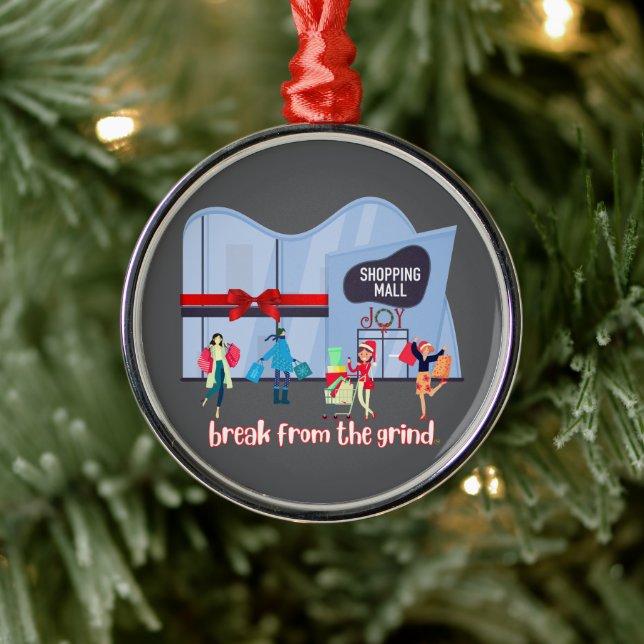 Metálico Adorno de Mercado de Navidad (Árbol)