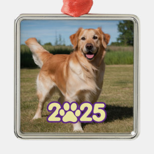 Metálico Adorno de metal para foto de mascota personalizada