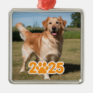 Metálico Adorno de metal para foto de mascota personalizada