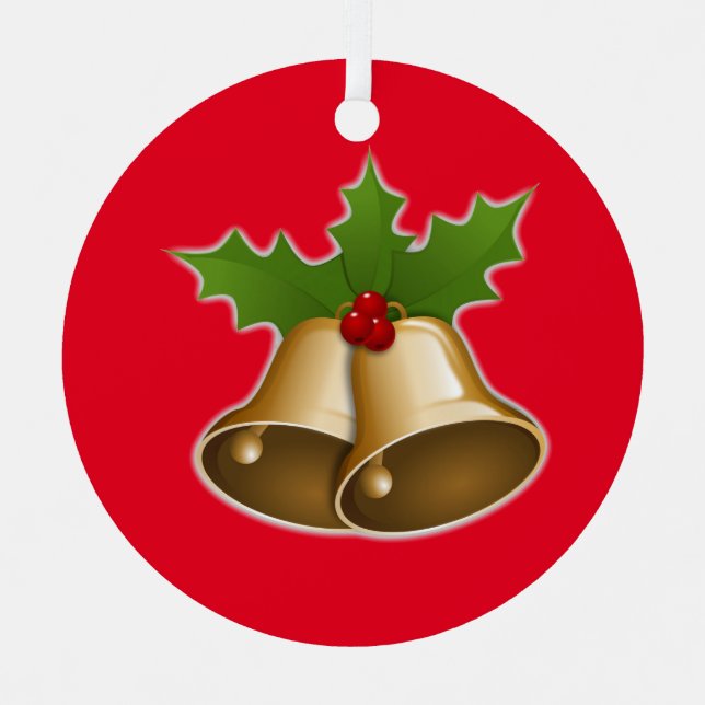 Metálico Adorno de Navidad (Anverso)