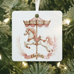 Metálico Adorno de Navidad con nombre personalizado de tiov
