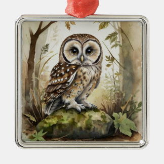 Metálico Adorno de Navidad de Animal del Bosque