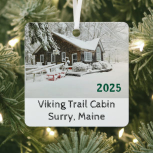 Metálico Adorno de Navidad de Viking Trail