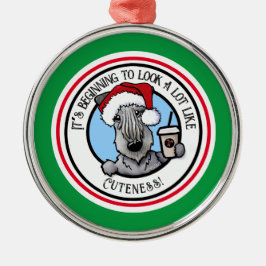 Metálico Adorno de Navidad KiniArt Cesky Terrier